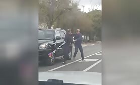 He ran at him lol