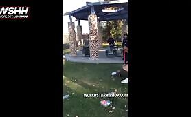 Guy Gets Beat Down at a Playground