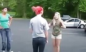 You re so ridiculous with your pink ass hair!!!