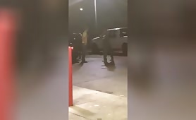 Gas station dispute